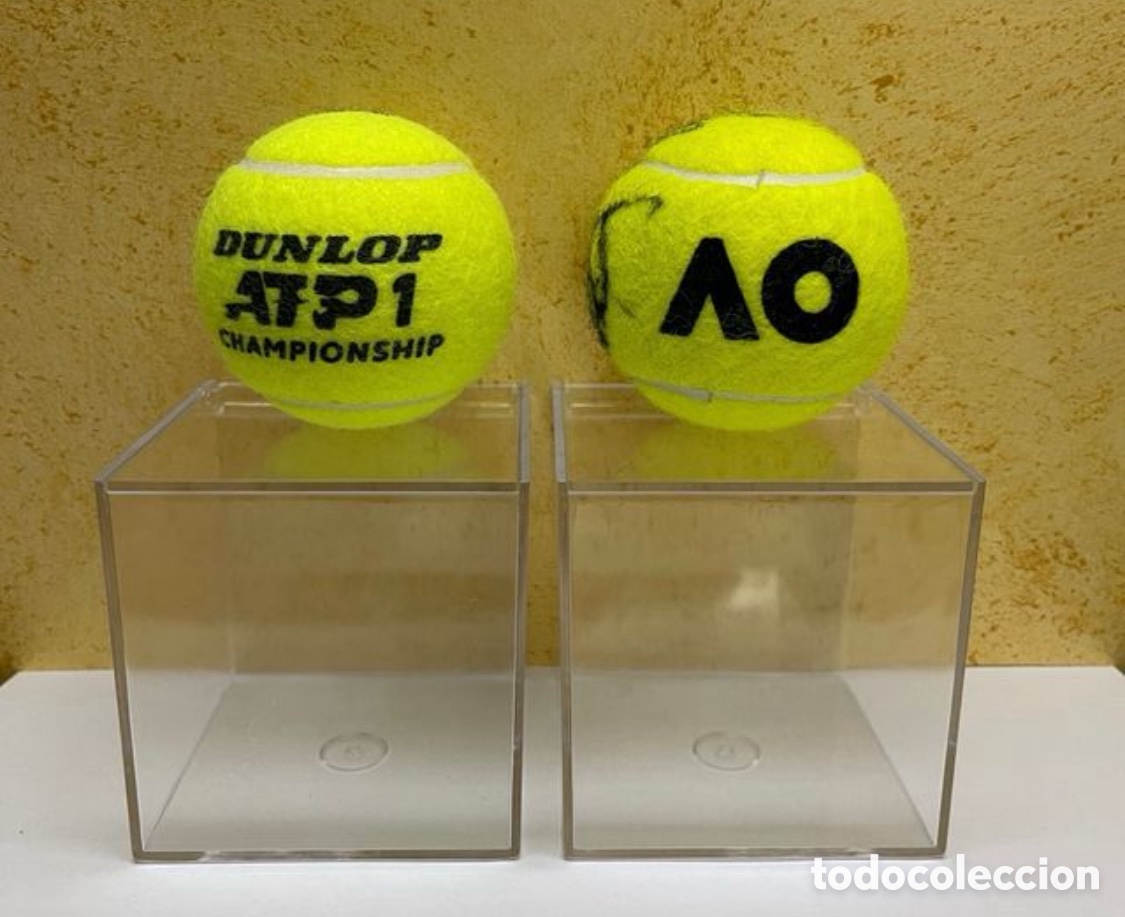 Coleccionismo deportivo: Pelotas de tenis firmadas. - Foto 2