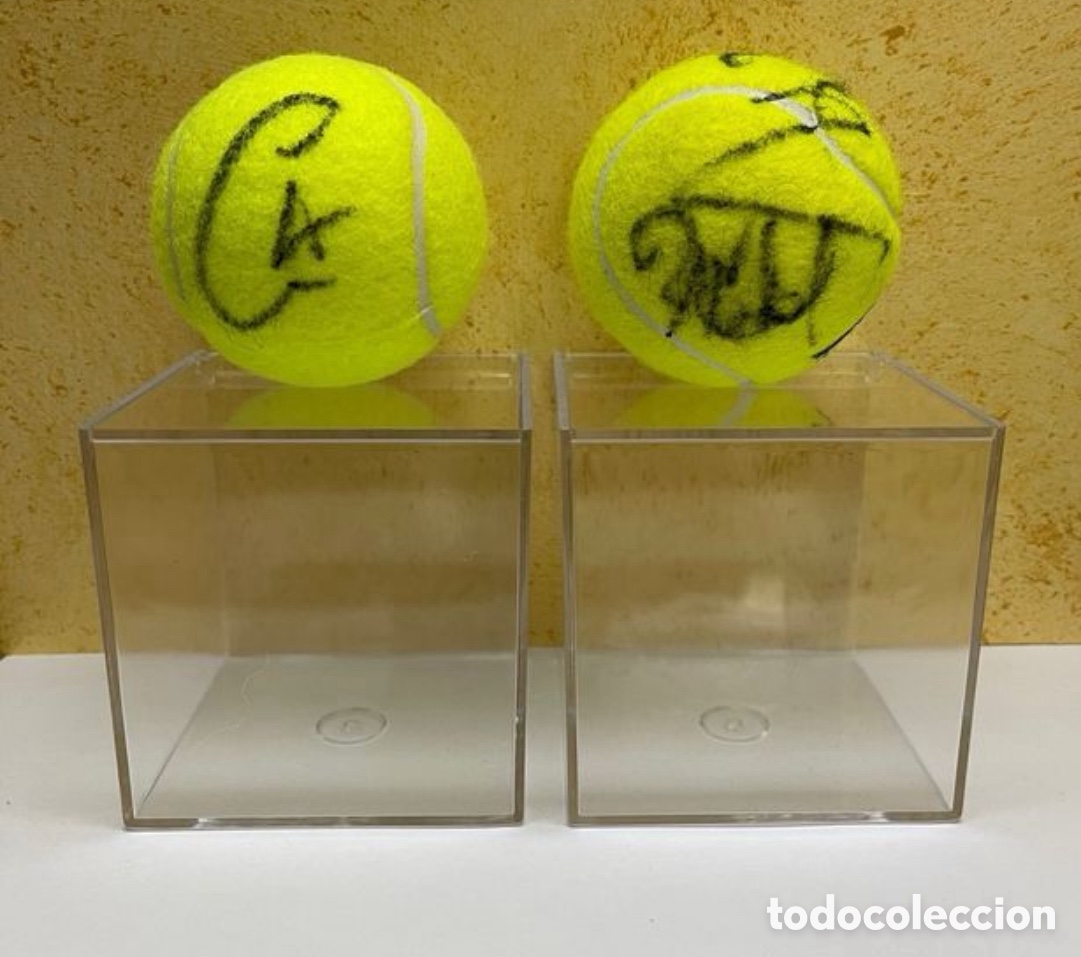 Coleccionismo deportivo: Pelotas de tenis firmadas. - Foto 1