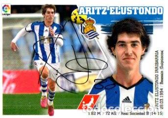 Sports collectibles: CROMO FIRMADO - AUTOGRAFO FUTBOL - ARITZ ELUSTONDO - REAL SOCIEDAD