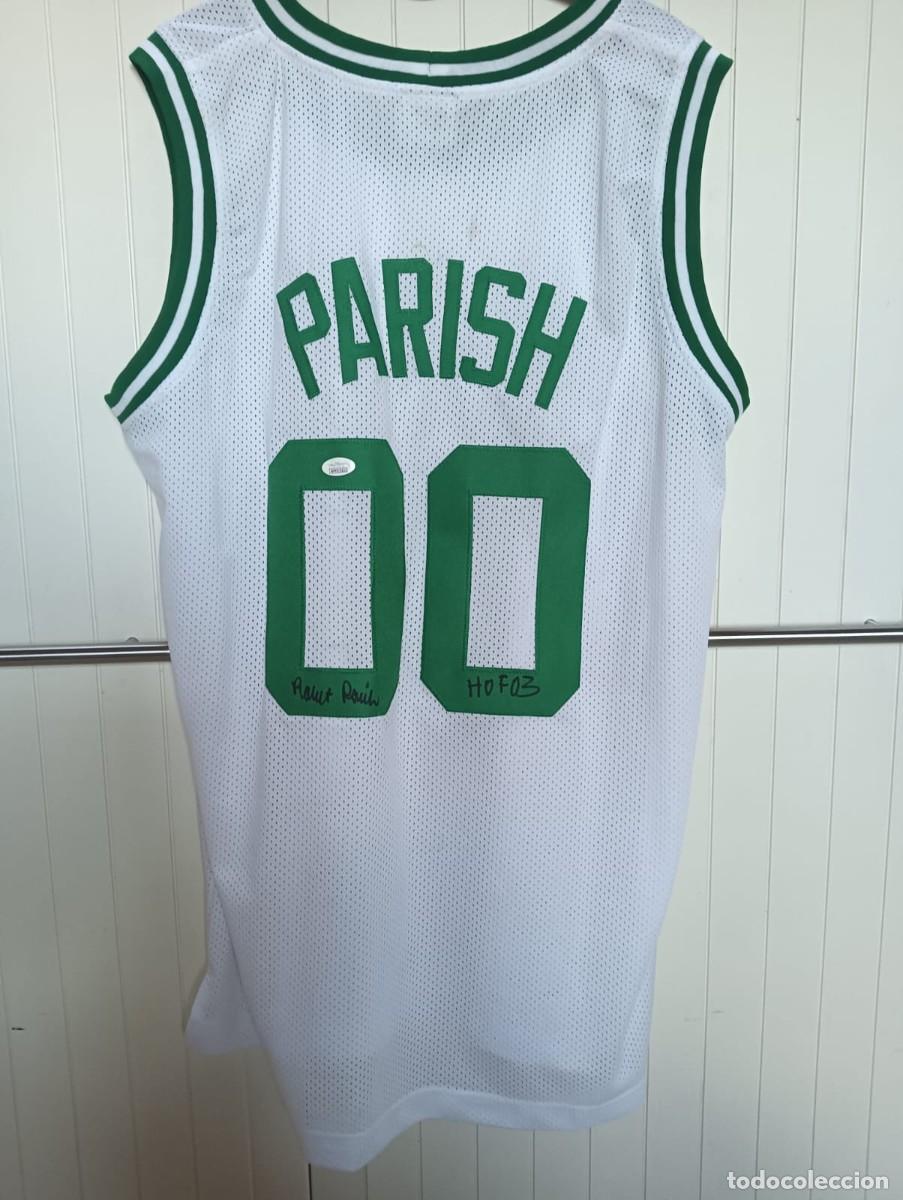 Coleccionismo deportivo: ROBERT PARISH signed BOSTON CELTICS Jersey JSA &rdquo;HOF 2003&rdquo; - Foto 1