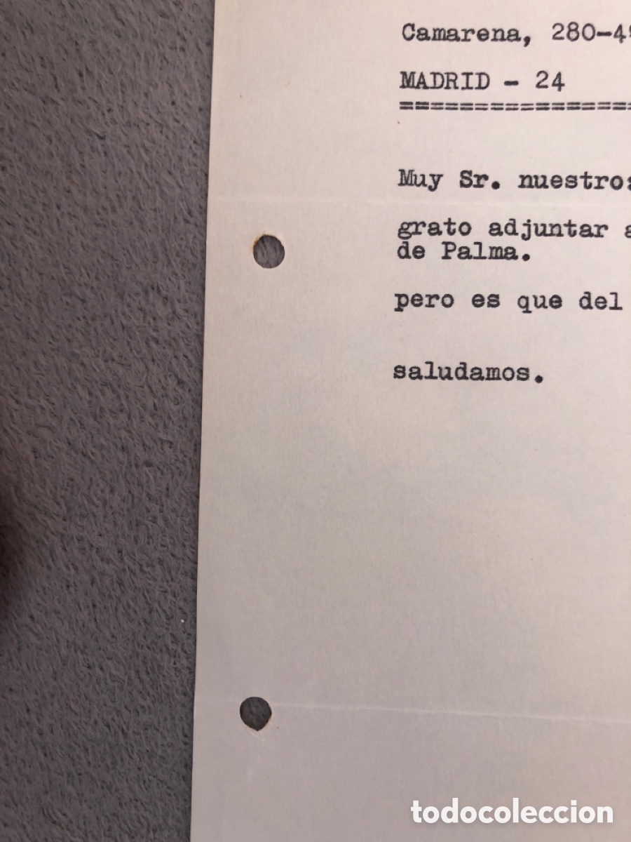 Coleccionismo deportivo: Documento del RCD Mallorca 1974 - Foto 3