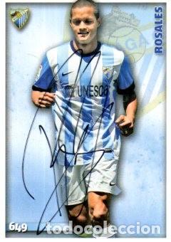 Sammelleidenschaft Sport: CROMO FIRMADO - AUTOGRAFO FUTBOL - ROSALES - MALAGA