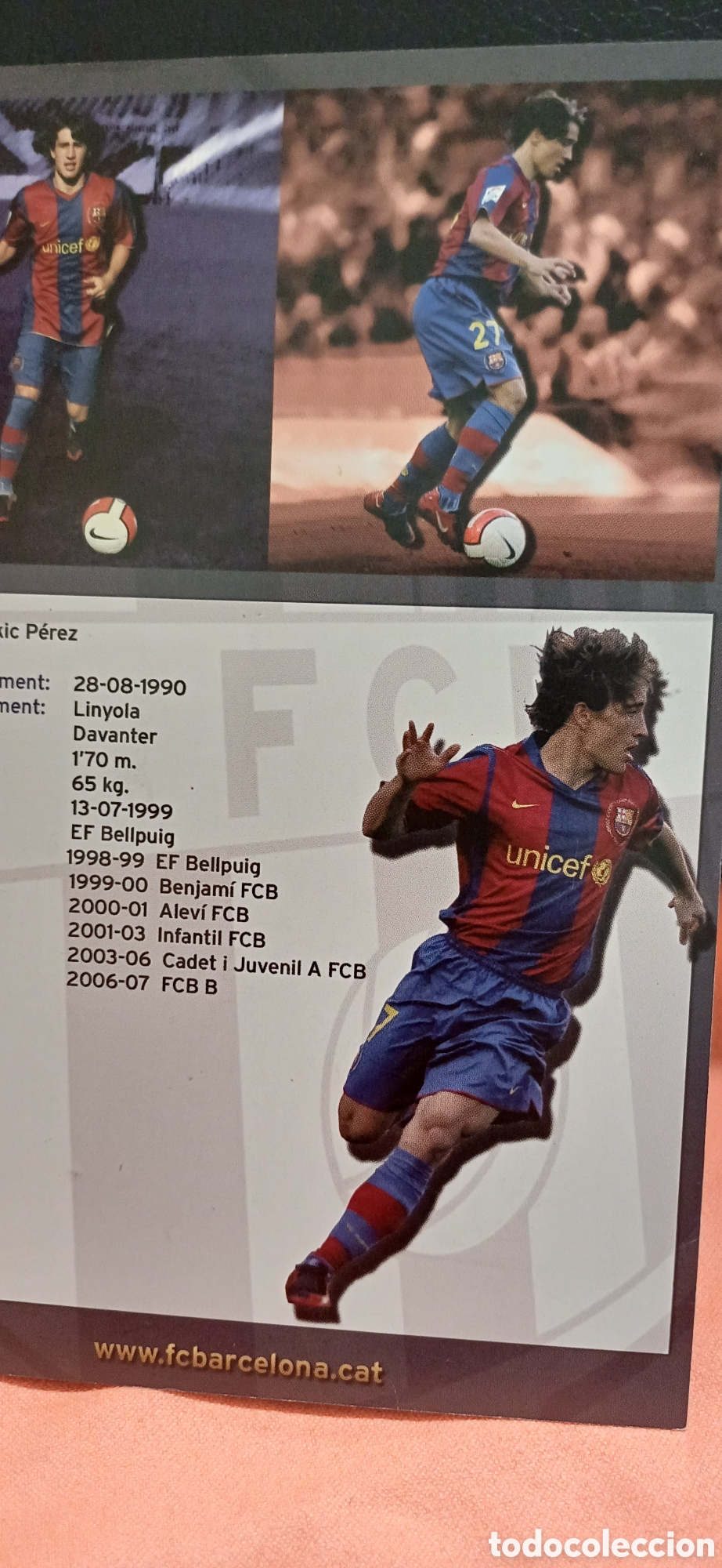 Coleccionismo deportivo: Aut&oacute;grafo Bojan Krkic - Foto 2
