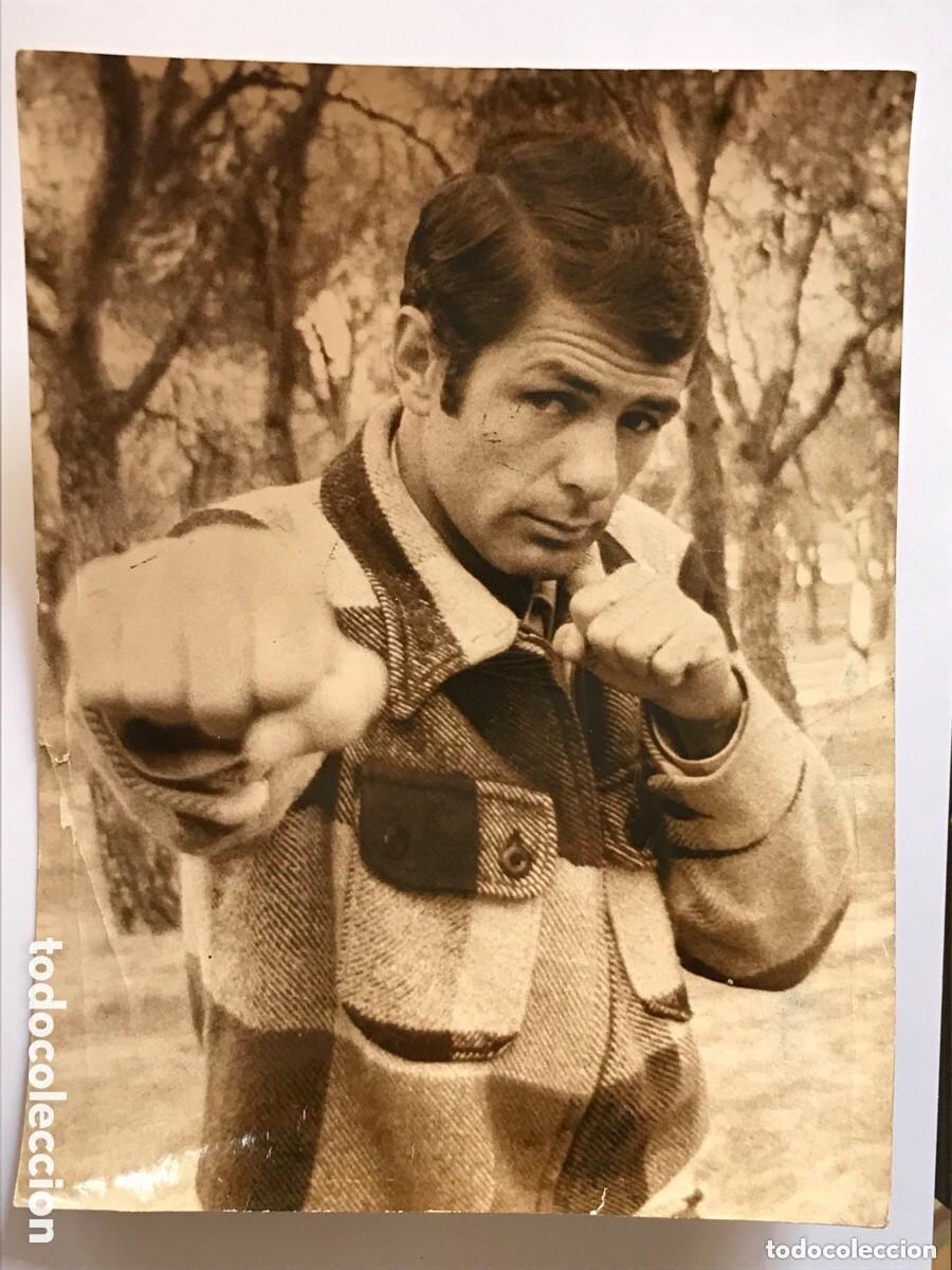 Coleccionismo deportivo: Fotograf&iacute;a de Pedro Carrasco, boxeador 1968 - Foto 1