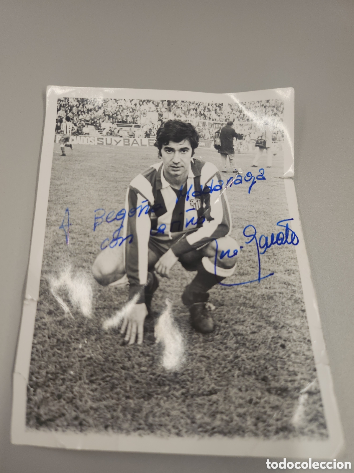 Coleccionismo deportivo: Fotograf&iacute;a de G&aacute;rate con aut&oacute;grafo - Foto 1