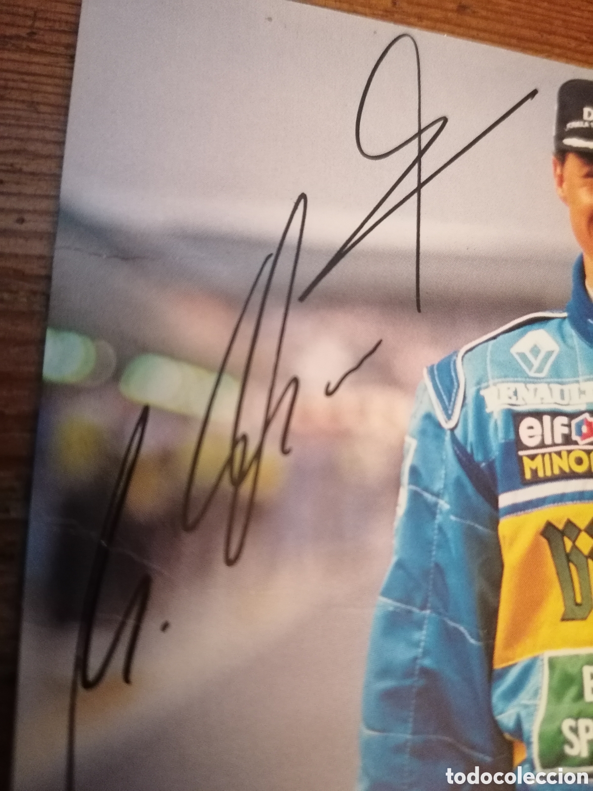 Coleccionismo deportivo: Michael Schumacher - Renault . Aut&oacute;grafo - Foto 3