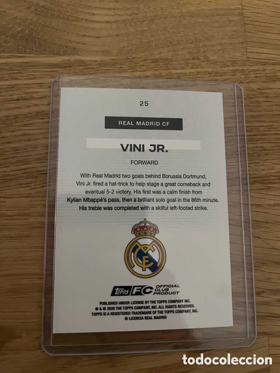 Coleccionismo deportivo: Vinicius Bona fide 016/250 - Foto 2