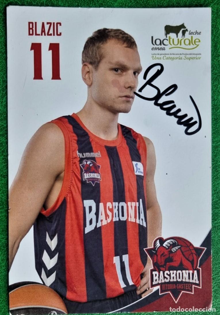 Sammelleidenschaft Sport: AUTOGRAFO JUGADOR BALONCESTO JAKA BLAZIC BASKONIA VITORIA BASKET