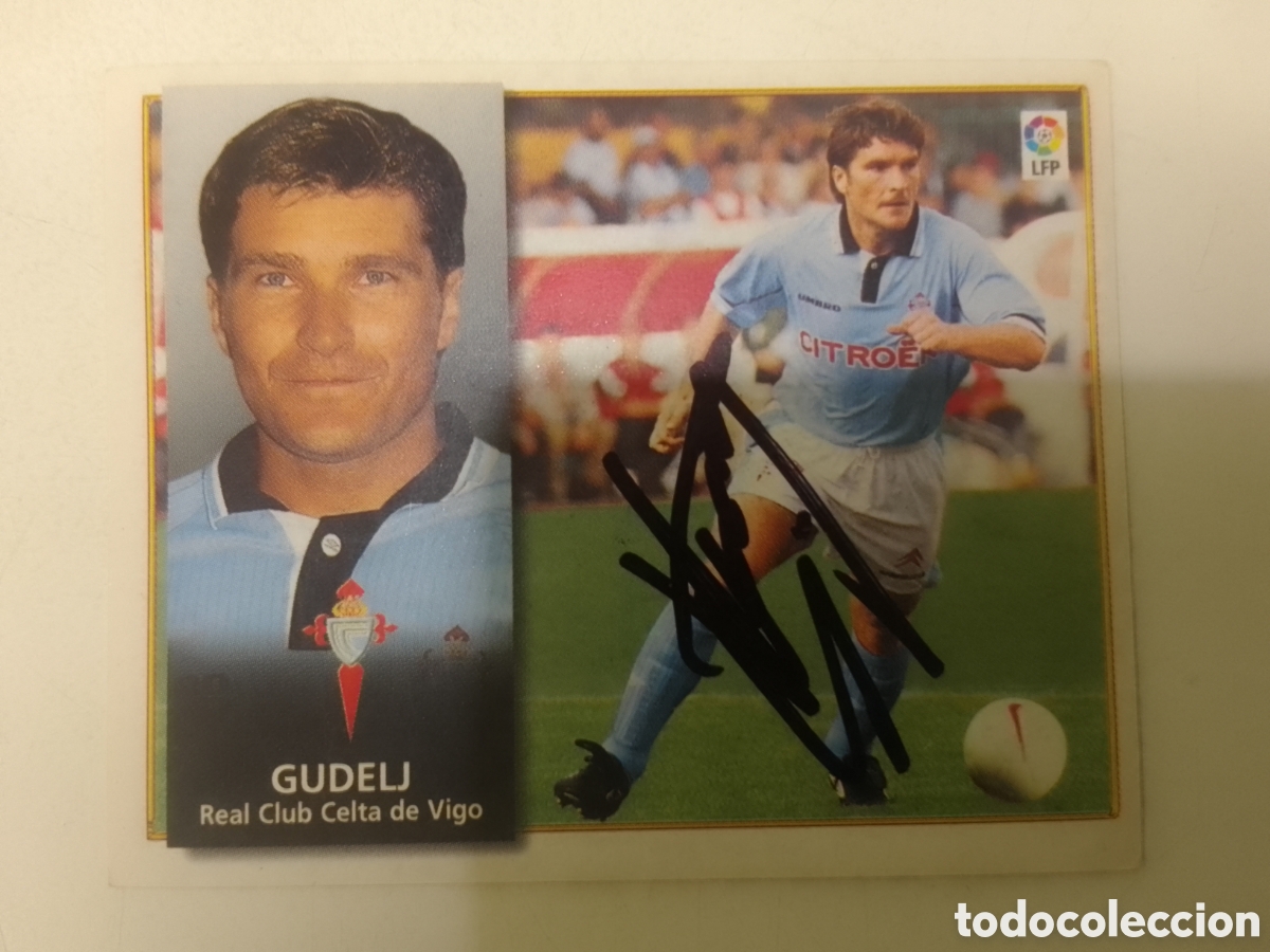 Coleccionismo deportivo: Cromo autografiado Gudelj &bull; Celta.