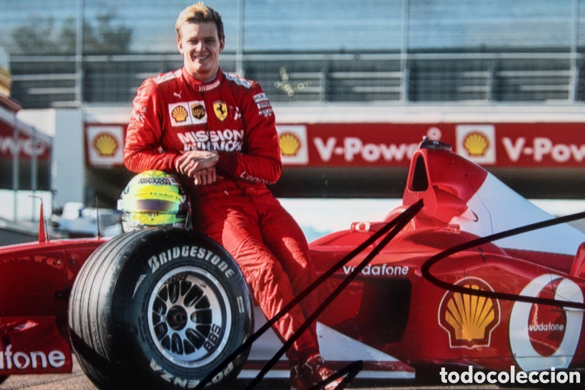 Sports collectibles: Mick Schumacher Foto Original Firmada. Aut&eacute;ntica y en Perfecto Estado
