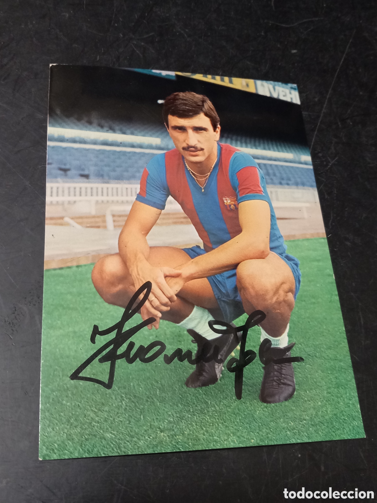 Coleccionismo deportivo: FUTBOL ANTIGUA POSTAL HANSI KRANKL CON AUTOGRAFO ORIGINAL