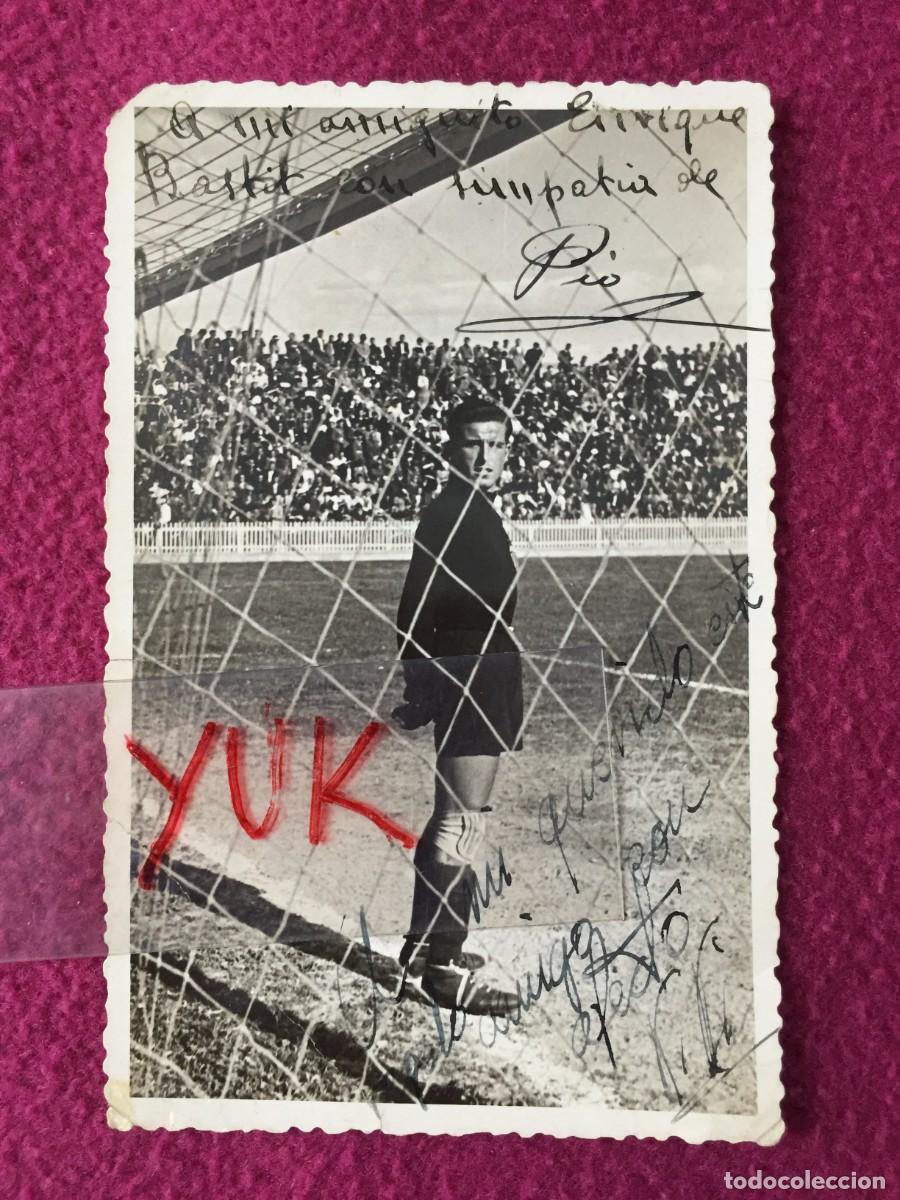 Coleccionismo deportivo: A&Ntilde;OS 40 - VALENCIA CF - P&Iacute;O BAU SOLAZ - PRECIOSA FOTO CON AUTOGRAFO / FIRMA y DEDICATORIA ORIGINAL