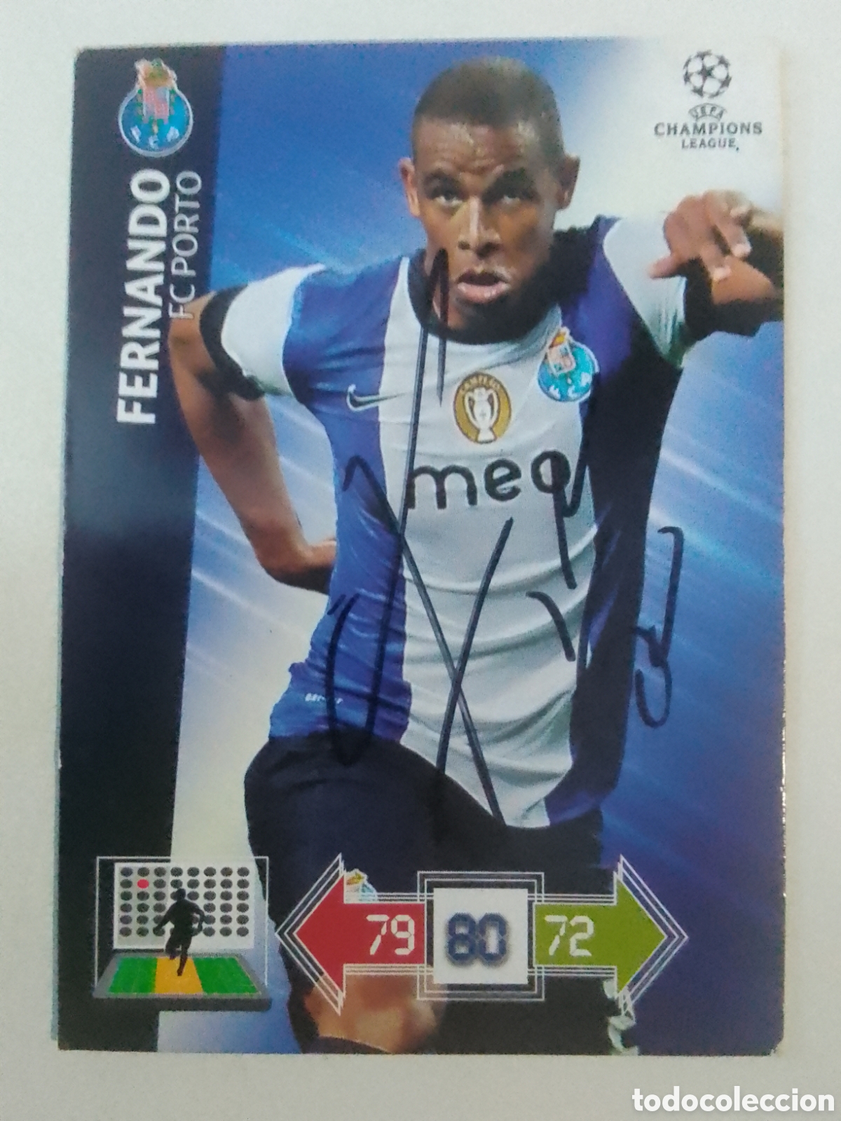 Coleccionismo deportivo: Cromo autografiado Fernando &bull; Oporto.