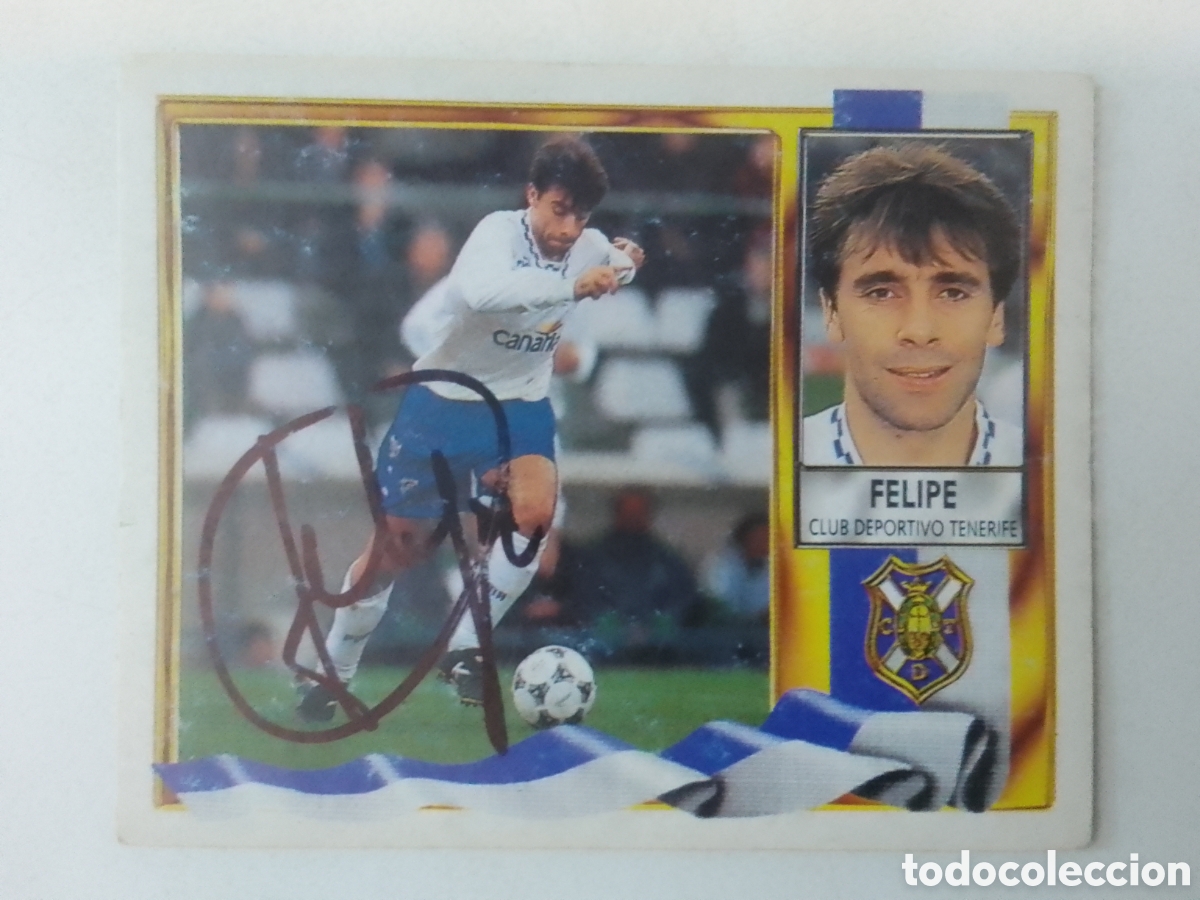 Coleccionismo deportivo: Cromo autografiado Felpe &bull; Tenerife.