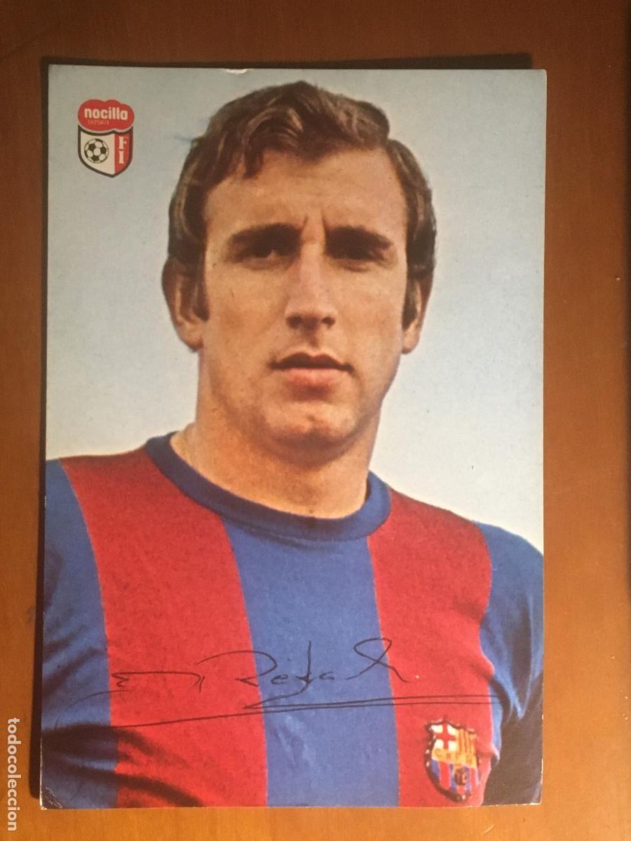 Sports collectibles: carles rexach futbol club barcelona publicidad nocilla postal original antigua autografo original