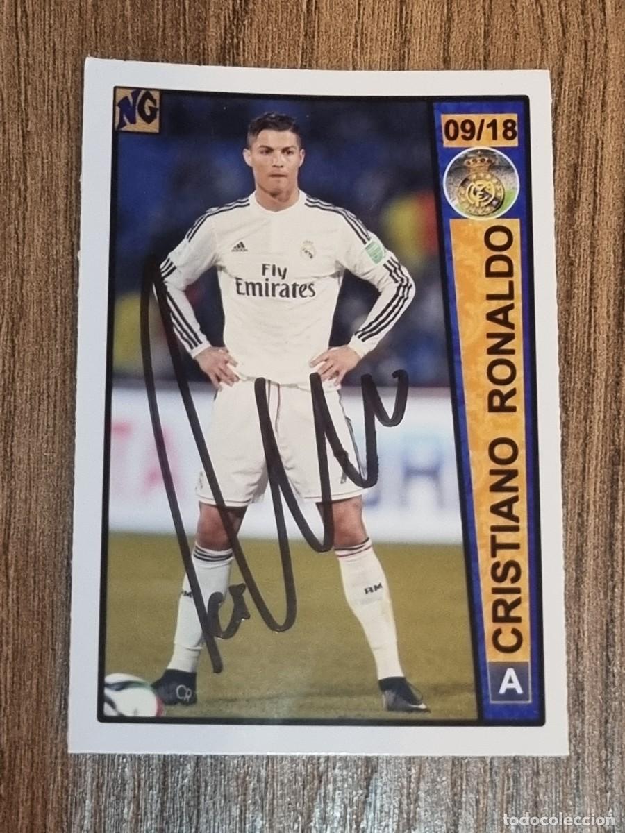 Coleccionismo deportivo: Estampa Cromo Cristiano Ronaldo Firma Firmado NG