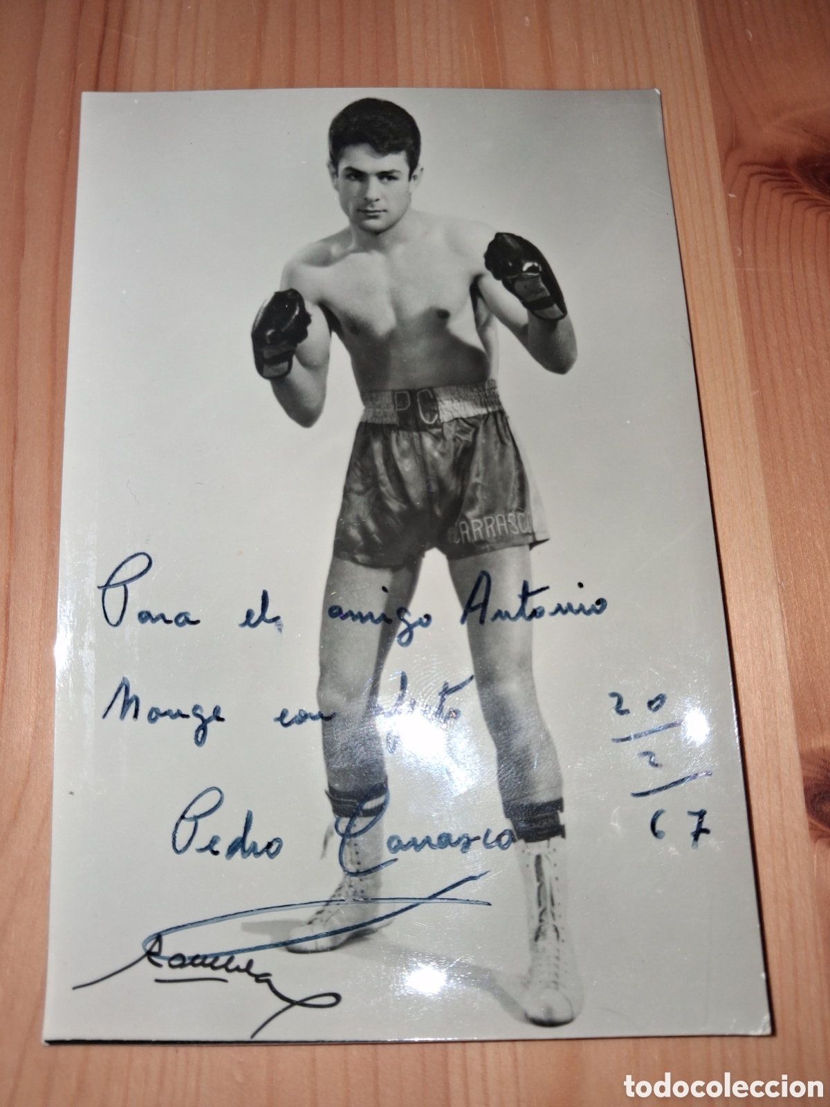 Coleccionismo deportivo: Foto original de Pedro Carrasco