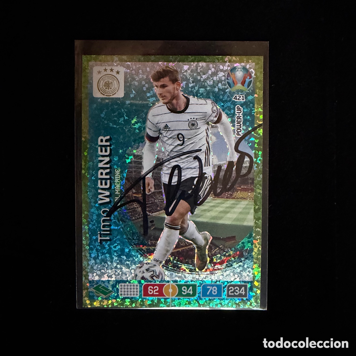 Coleccionismo deportivo: Cromo Timo Werner Firmado Alemania Adrenalyn XL
