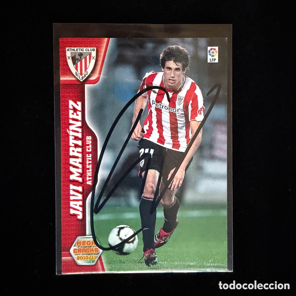 Coleccionismo deportivo: Cromo Javi Mart&iacute;nez Firmado Athletic Bilbao 10/11
