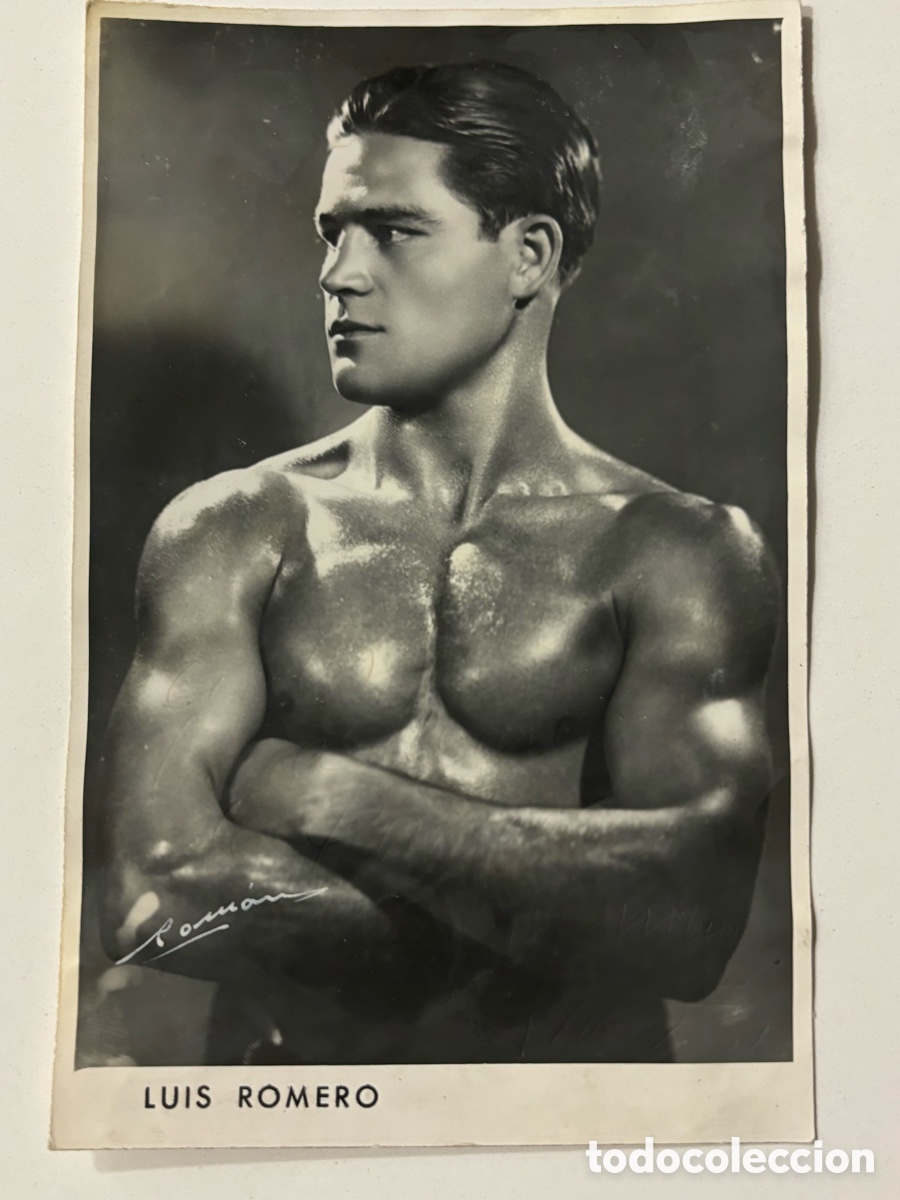 Coleccionismo deportivo: Foto original del Boxeador Luis Romero campe&oacute;n campe&oacute;n de Europa foto Rom&aacute;n Barcelona