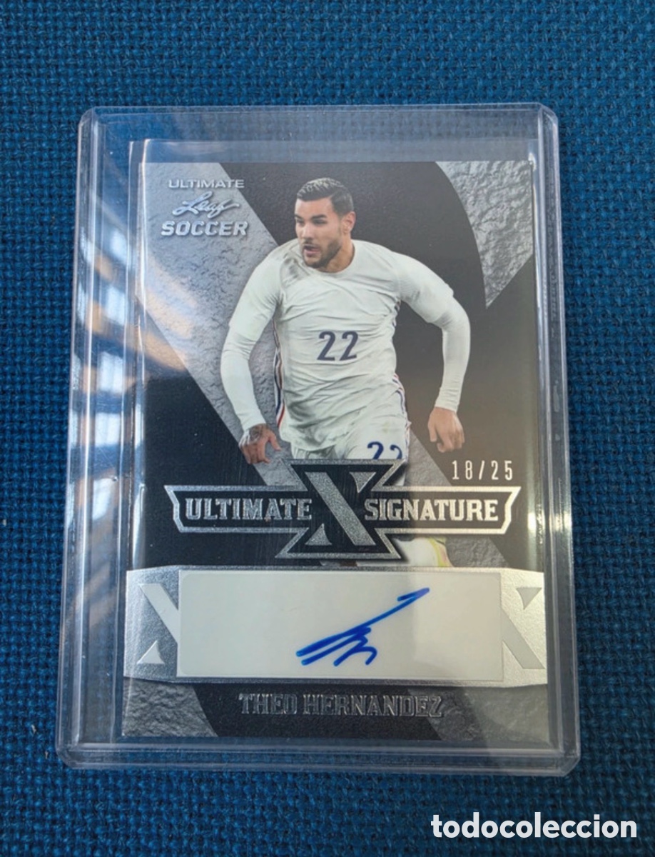 Coleccionismo deportivo: Leaf Theo Hernandez Auto 18/25