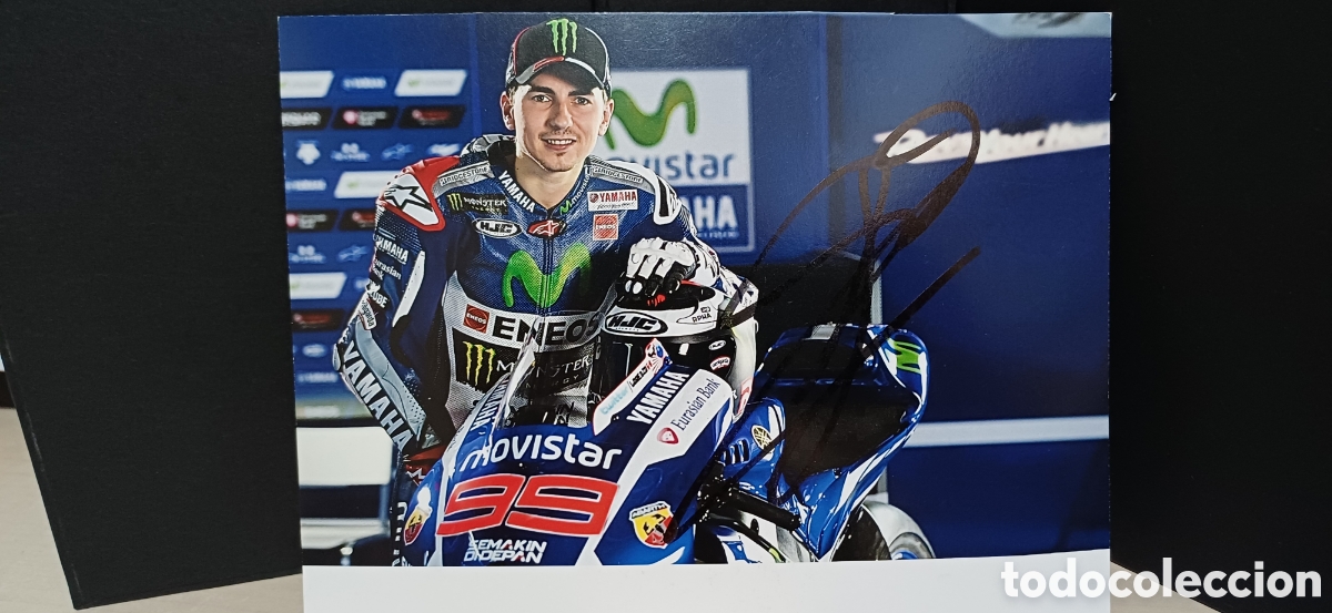 Coleccionismo deportivo: Jorge Lorenzo firma motoGP