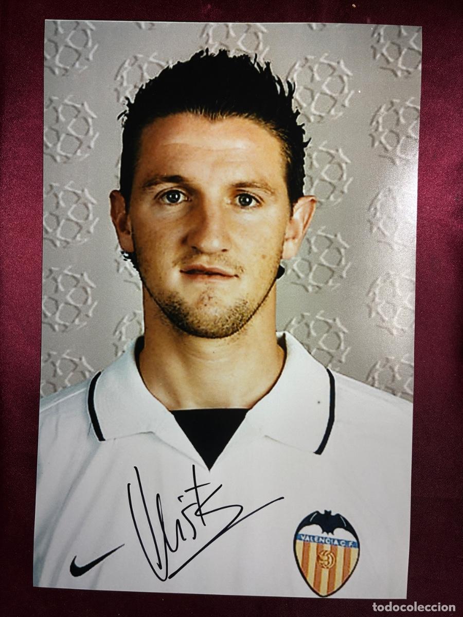 Coleccionismo deportivo: Aut&oacute;grafo original MISTA-Valencia CF-Foto 30x20cm firmada-ESPANA-futbolista
