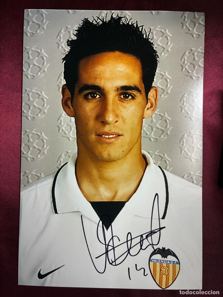 Coleccionismo deportivo: Aut&oacute;grafo original VICENTE RODRIGUEZ-Valencia CF-Foto 30x20cm firmada-ESPANA