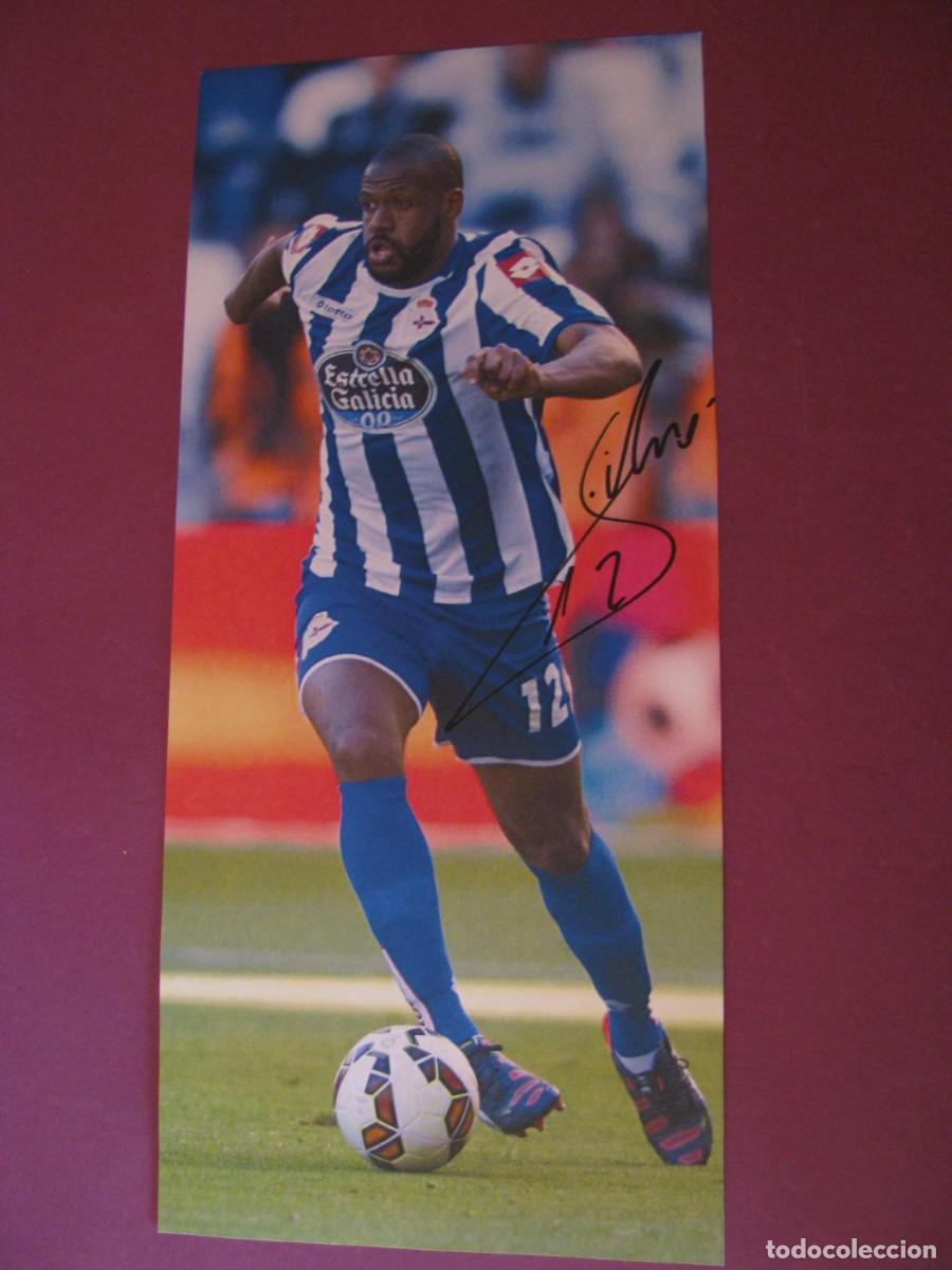 Coleccionismo deportivo: LAMINA CON AUTOGRAFO ORIGINAL A MANO DEL JUGADOR DE FUTBOL SIDNEY, DEPORTIVO DE LA CORU&Ntilde;A