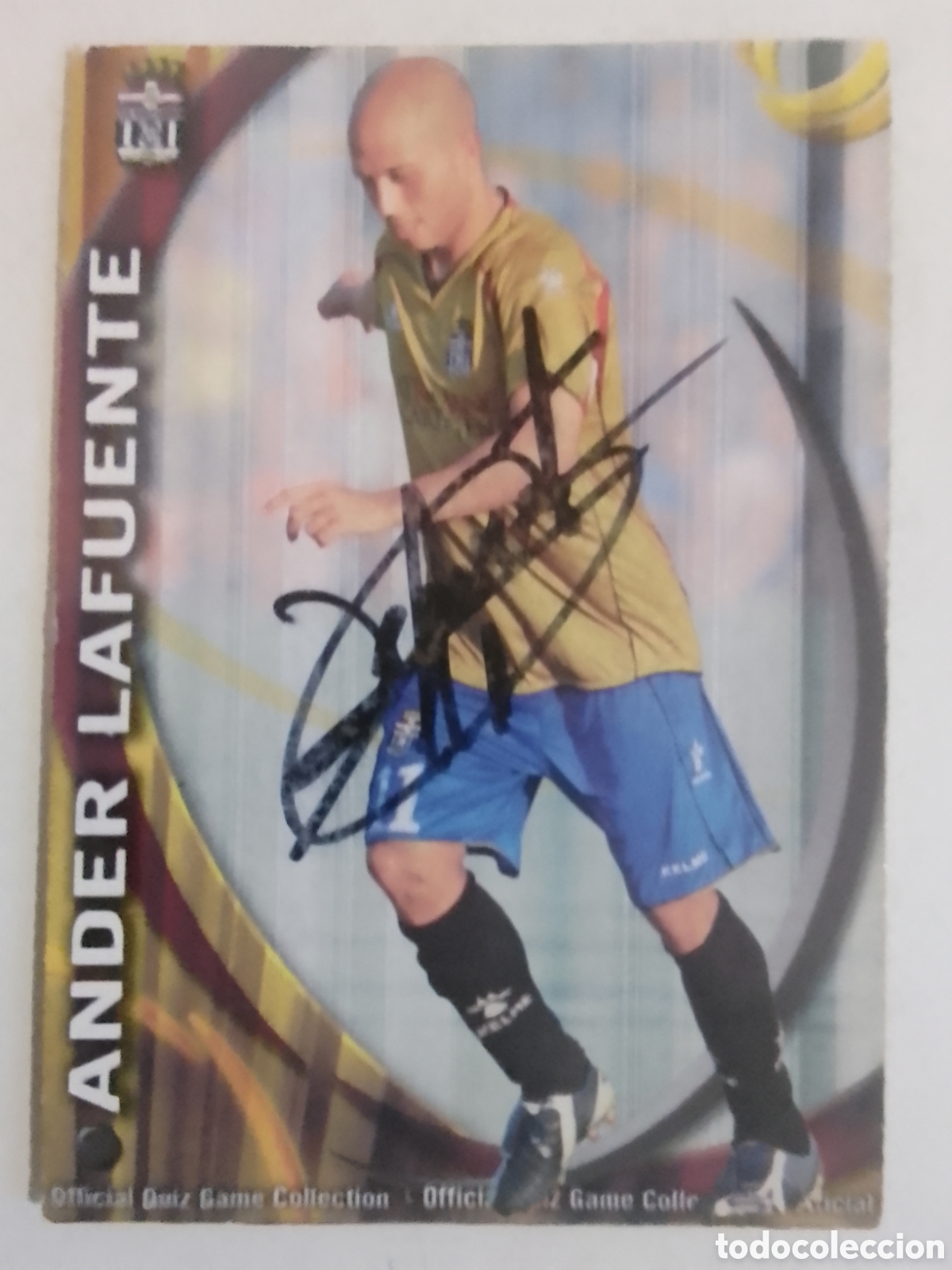 Collectionnisme sportif: Cromo autografiado Ander Lafuente &bull; Cartagena.