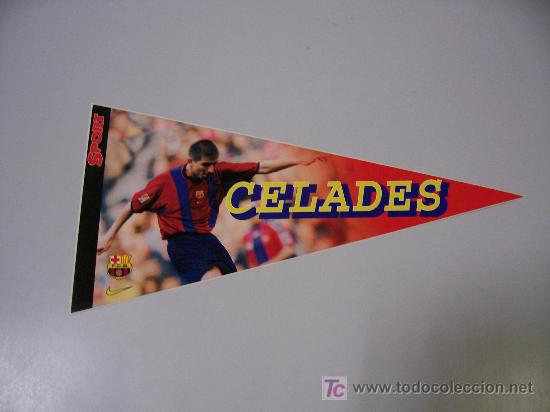 Coleccionismo deportivo: BANDERIN DEL BARCELONA - Foto 1