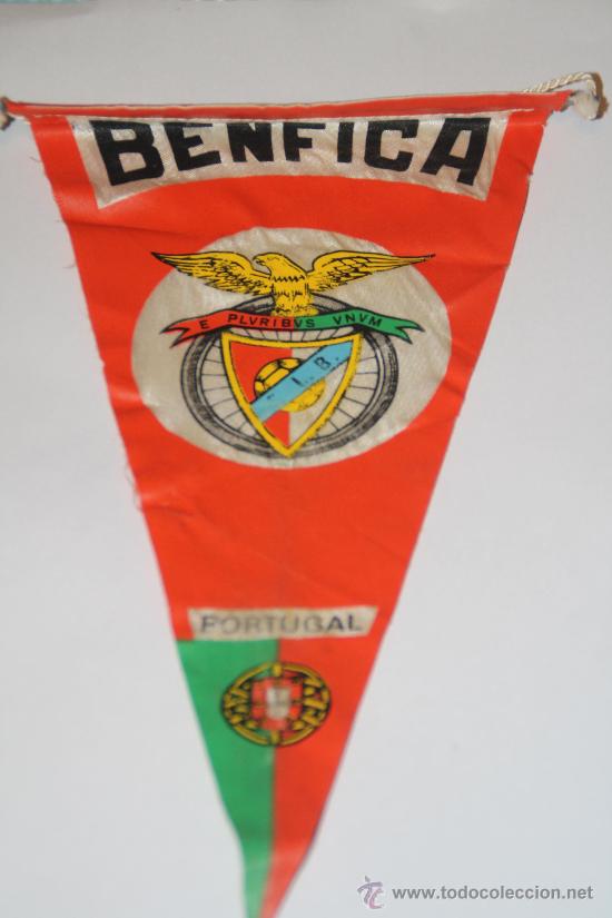 Coleccionismo deportivo: BANDERIN DEL  BENFICA - Foto 1