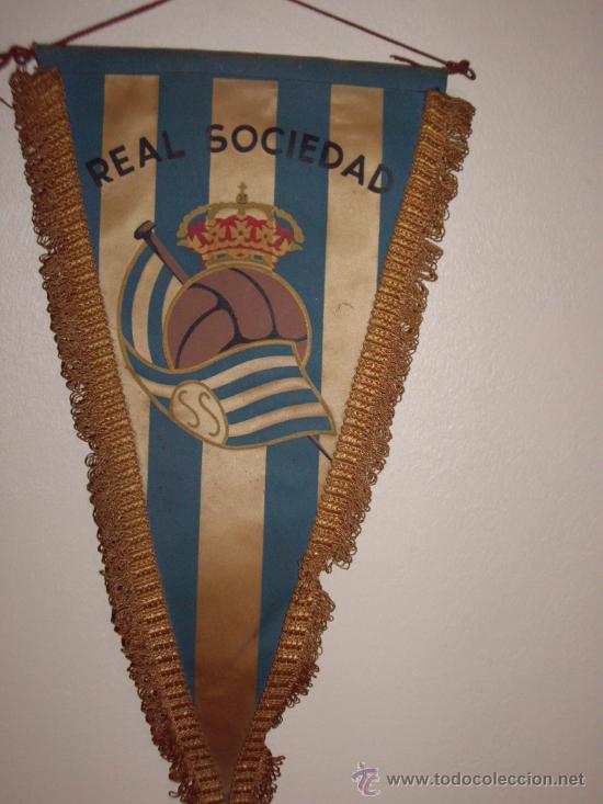Real Sociedad fanion vintage football banderin pennant wimpel