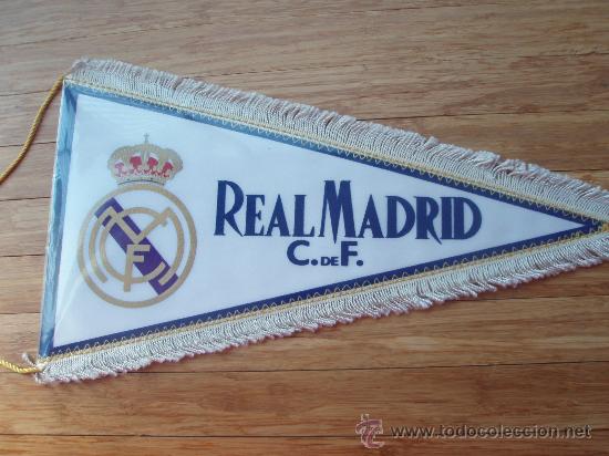 Coleccionismo deportivo: Banderin del R.Madrid - Foto 1