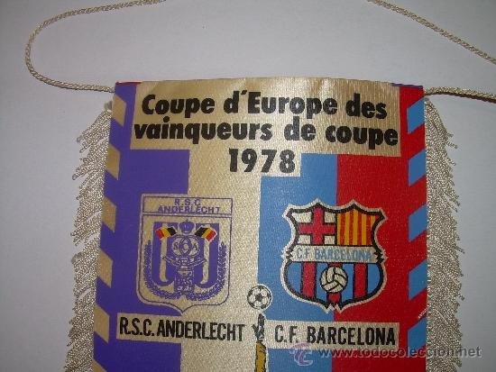 Coleccionismo deportivo: BANDERIN FUTBOL CLUB BARCELONA ....COPA DE EUROPA....1978 - Foto 2 - 31394397