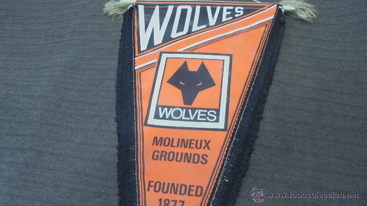 Coleccionismo deportivo: ANTIGUO BANDERIN - WOLVES - - Foto 3