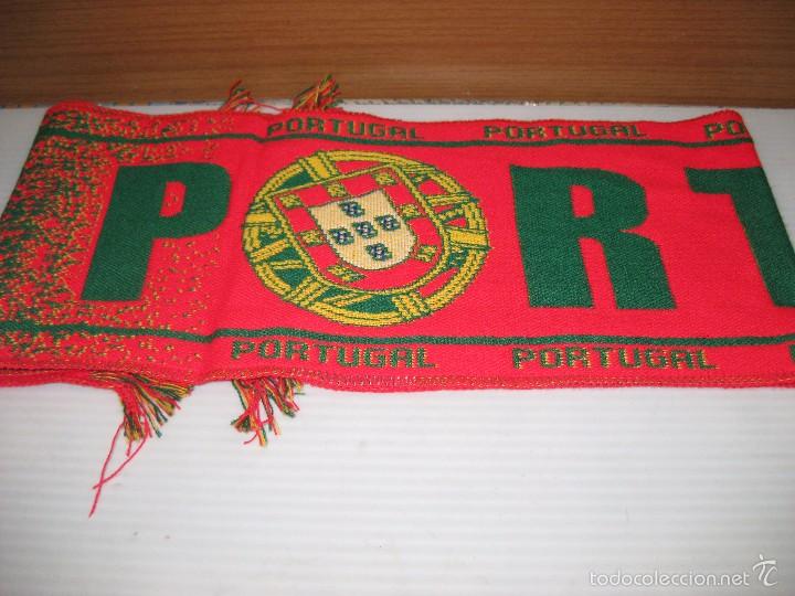 Coleccionismo deportivo: BUFANDA PORTUGAL - Foto 2