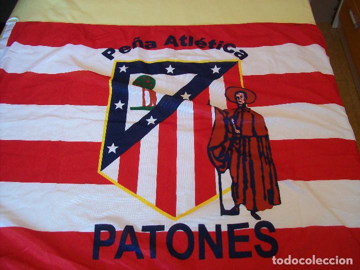 bandera peña patones atlético de madrid (fútbol - Buy Football flags and  pennants on todocoleccion
