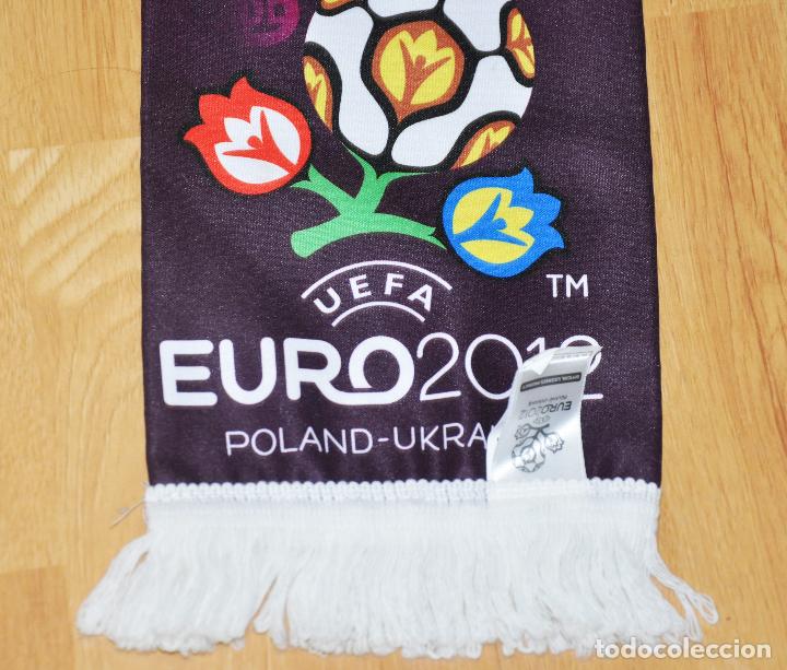 Coleccionismo deportivo: Bufanda euro 2012 .Ucrania .Final - Foto 3