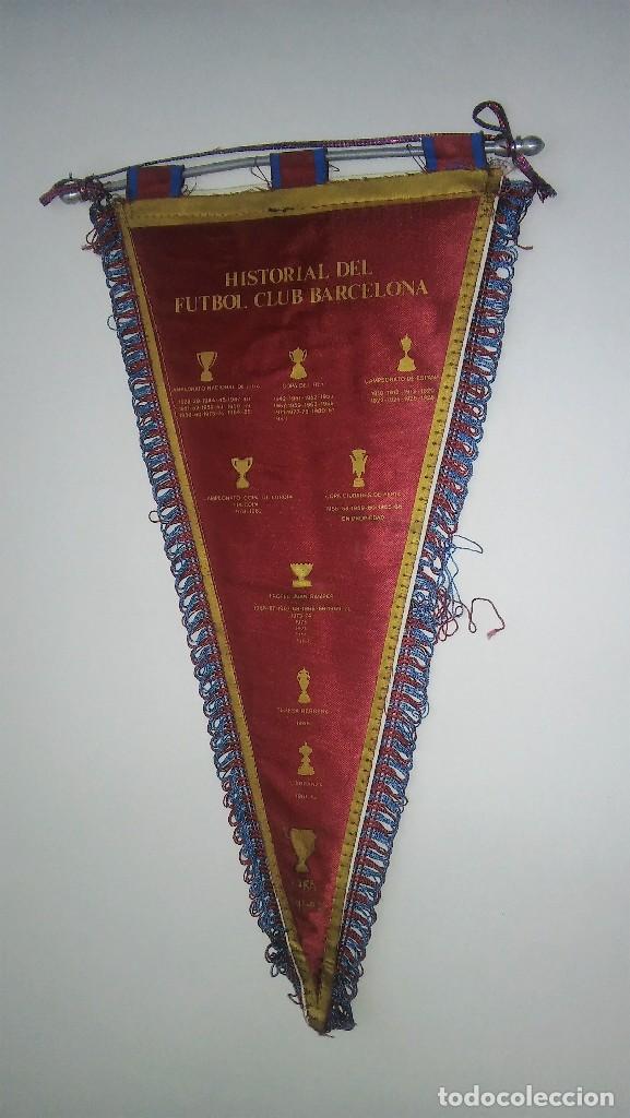 Fanion FC Barcelone 1985 – Avec Palmarès Au Dos – Original – Vintage