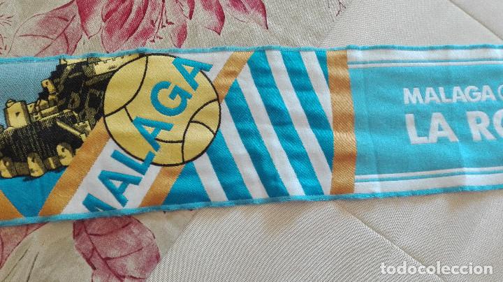 Coleccionismo deportivo: BUFANDA MALAGA CF - Foto 2