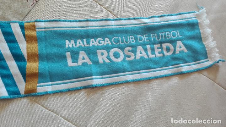Coleccionismo deportivo: BUFANDA MALAGA CF - Foto 3