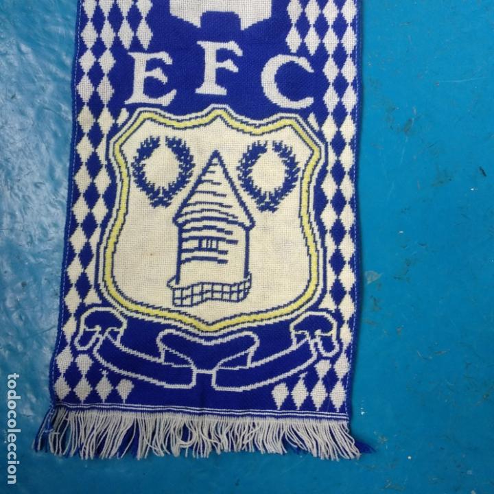 Coleccionismo deportivo: Bufanda efc Everton a&ntilde;os 90 - Foto 1