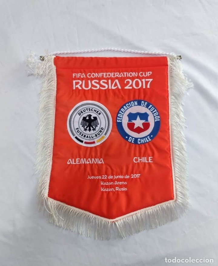 Banderin Chile Vs Alemania Copa Confederacione Buy Football Flags And Pennants At Todocoleccion 175441574