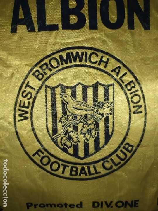 Fanion Vintage West Bromwich Albion FC - Banderin De Foot Anglais - Collection
