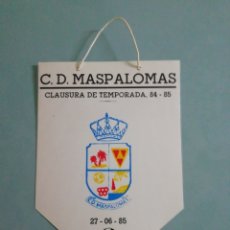 Collezionismo sportivo: BANDERIN C. D. MASPALOMAS - MASPALOMAS (G. C.)