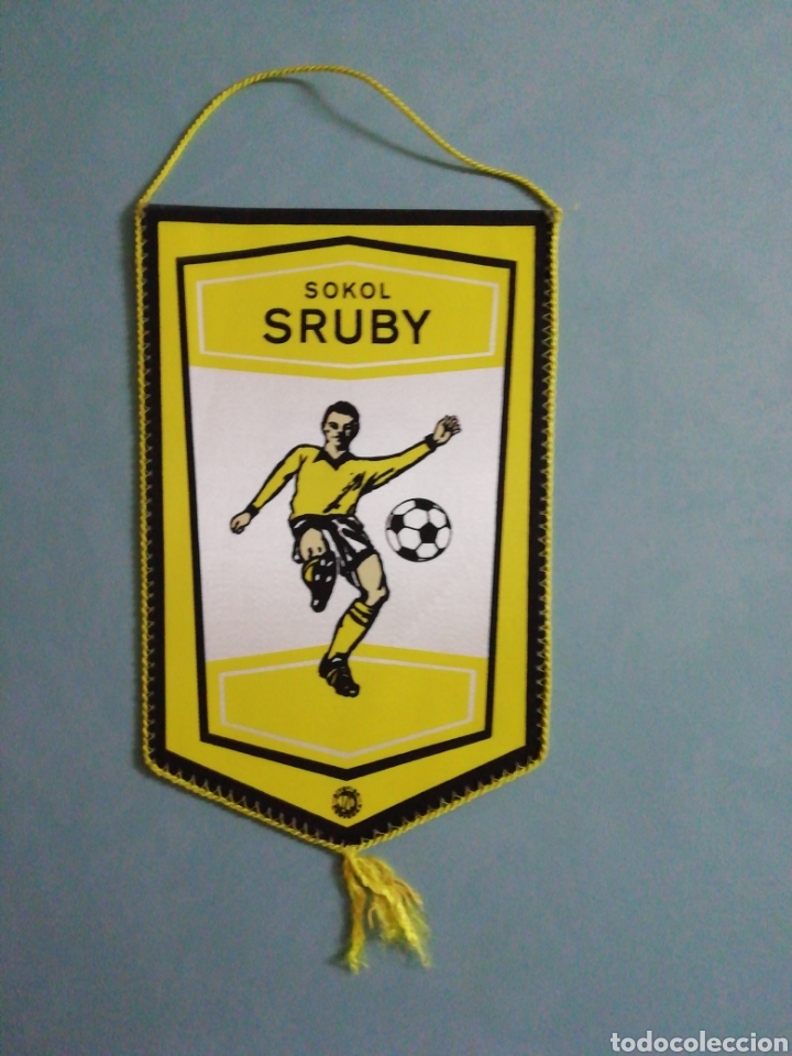 Coleccionismo deportivo: Banderin SOKOL SRUBY de Chequia - Foto 1