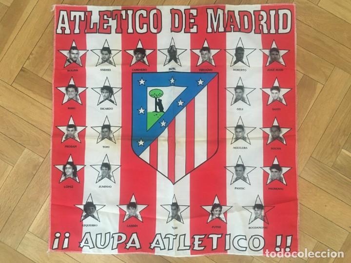 pañuelo bandera atletico madrid jugadores aupa - Buy Football flags and  pennants on todocoleccion