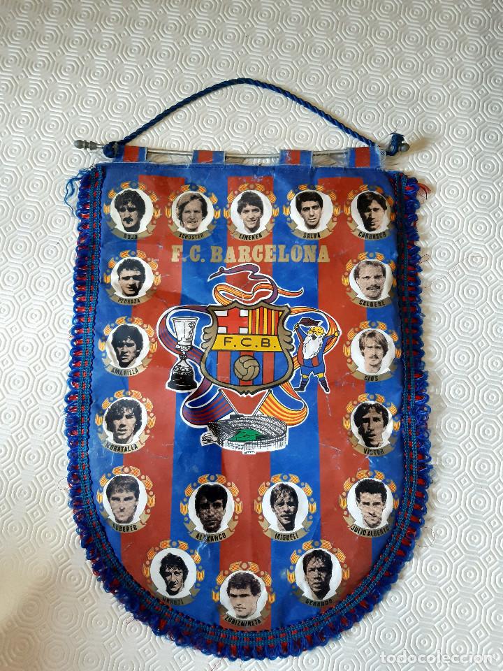 Banderin De Futbol F.c Antiguo F,C Barcelona Tiempo Migueli,Artola Banderin De Futbol F.c Antiguo F,C Barcelona Tiempo Migueli,Artola