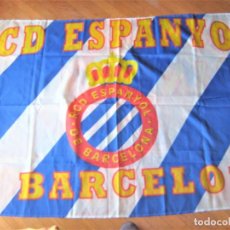 Coleccionismo deportivo: BANDERA FLAG RCD ESPANYOL ESPAÑOL OFICIAL BARCELONA 149 X 100 CASI NUEVA FLAGGE DRAPEAU R12-R. Lote 219279115